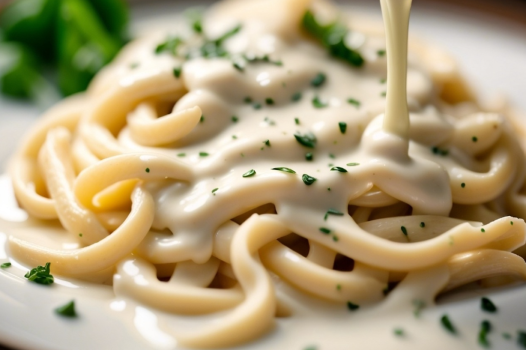 spice up Alfredo sauce